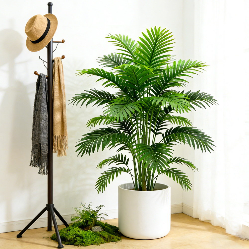 Monstera Adansonii - 60-80 cm Boyunda Yapay Palmiye Ağacı