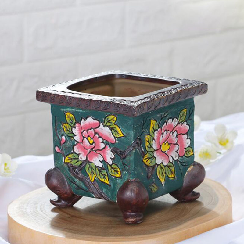 Kore Tarzı Handpainted Çiçek D - Echeveria Succulent incelemesi ve fiyatı