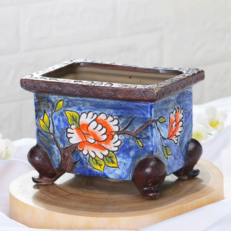 Kore Tarzı Handpainted Çiçek D - Echeveria Succulent incelemesi ve fiyatı