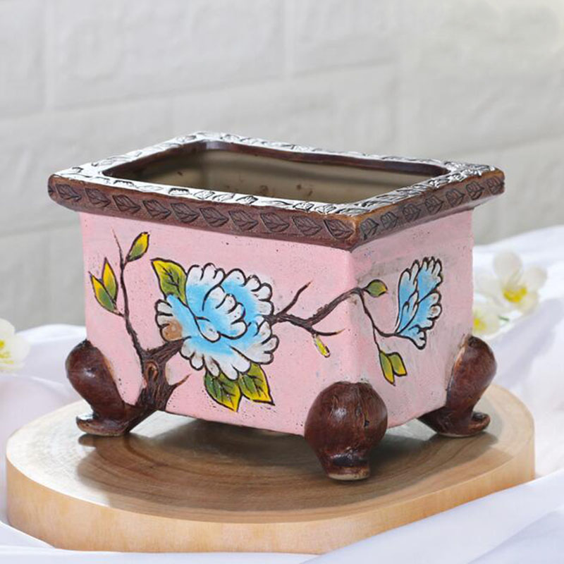 Kore Tarzı Handpainted Çiçek D - Echeveria Succulent incelemesi ve fiyatı