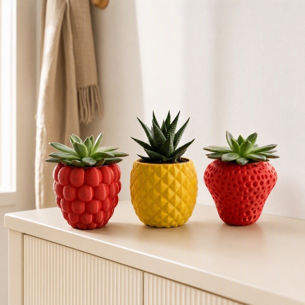 Plastik Meyve Saksısı 3D Baskı - Echeveria Succulent incelemesi ve fiyatı