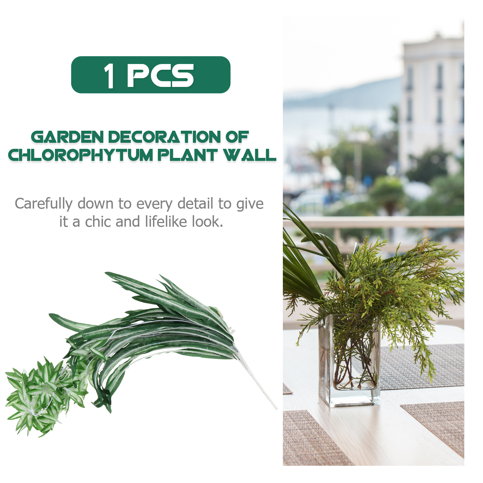 Yapay Örümcek Bitkisi, Gerçekç - Spider Plant Hanging incelemesi ve fiyatı